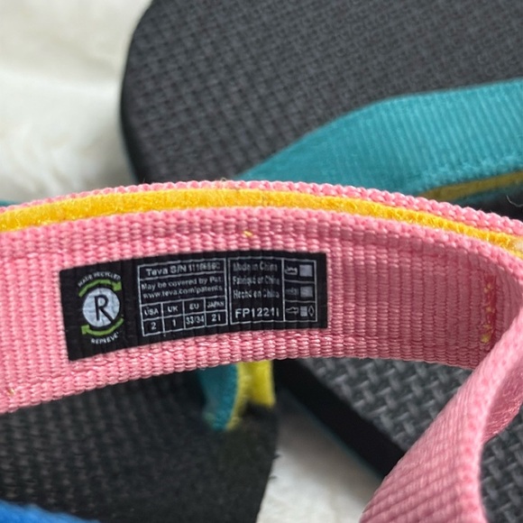 Teva NWOT Kids Multicolor Sandals - Picture 5 of 5